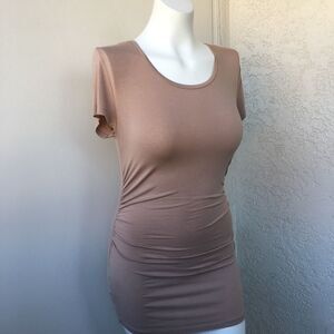 Ann Taylor beige Stretchy Tunic Medium
